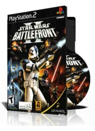Star Wars Battlefront 2 ps2 با کاور کامل و قاب و چاپ روی دیسک